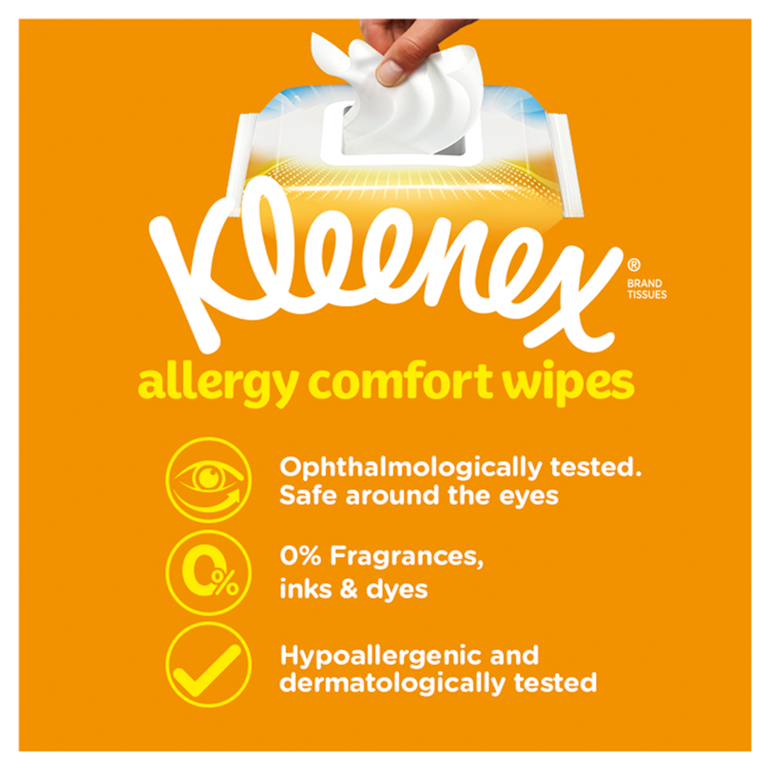 Kleenex® Water Fresh™ Wipes Allergy Comfort™ 40 Wipes