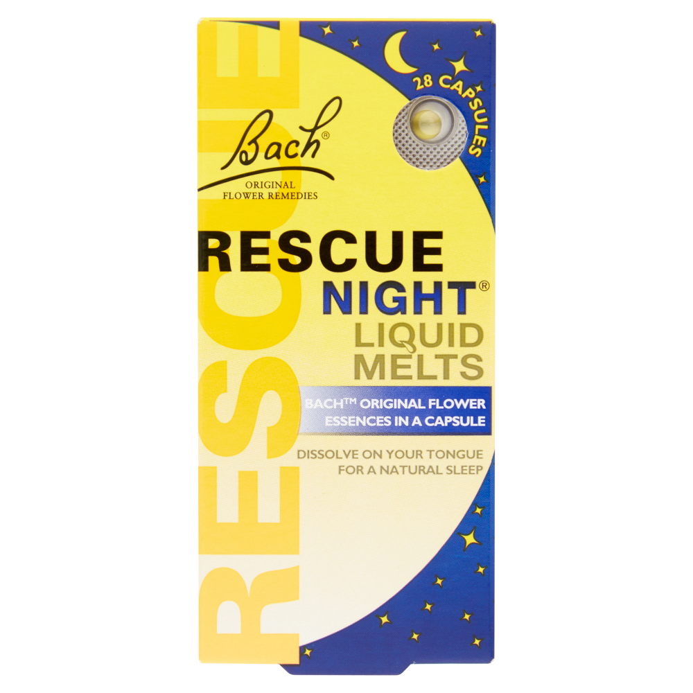 Bach Rescue Remedy Night Liquid Melts 28 Capsules 