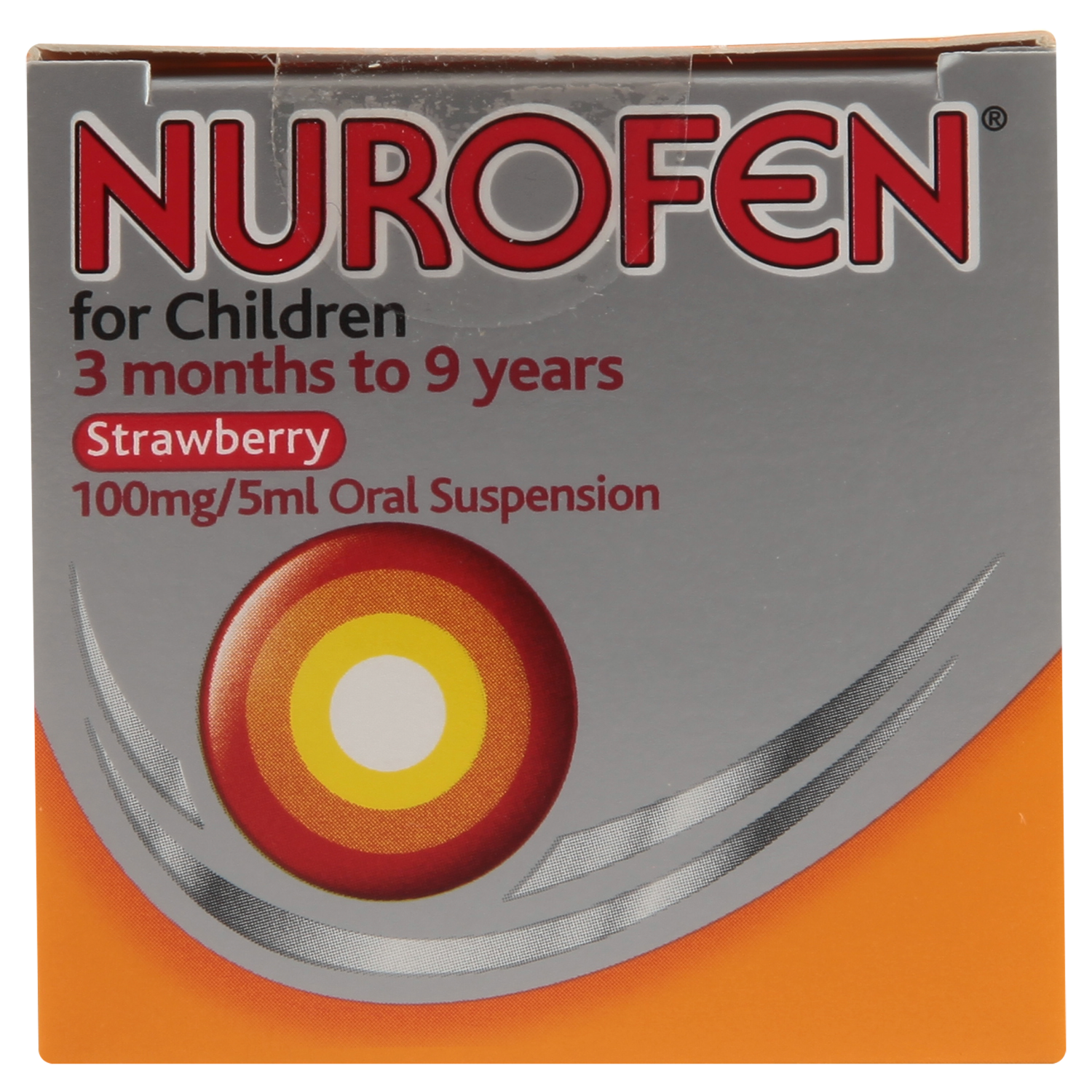 Nurofen for Children 3 months to 9 years Strawberry Flavour Oral Suspension 100ml