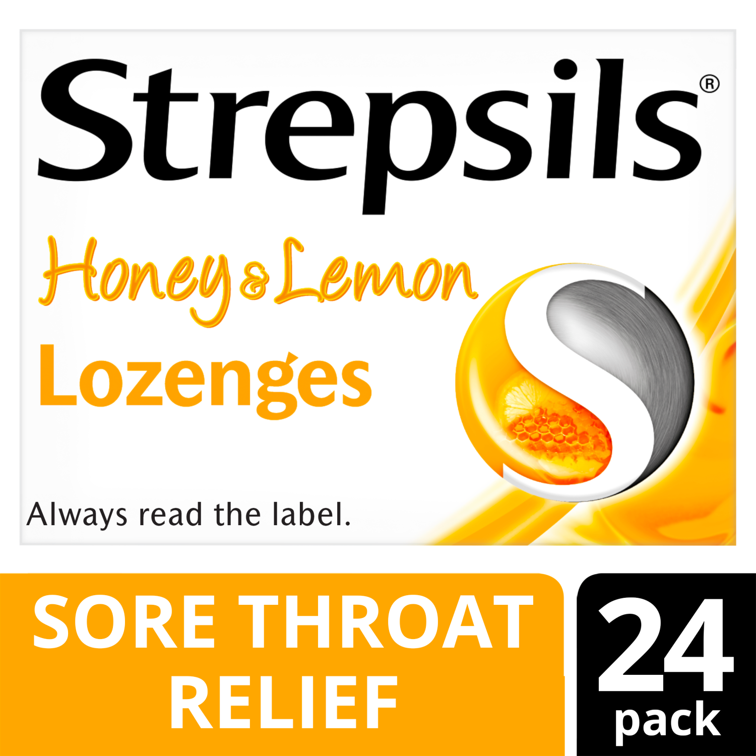Strepsils Honey & Lemon Lozenges (24)