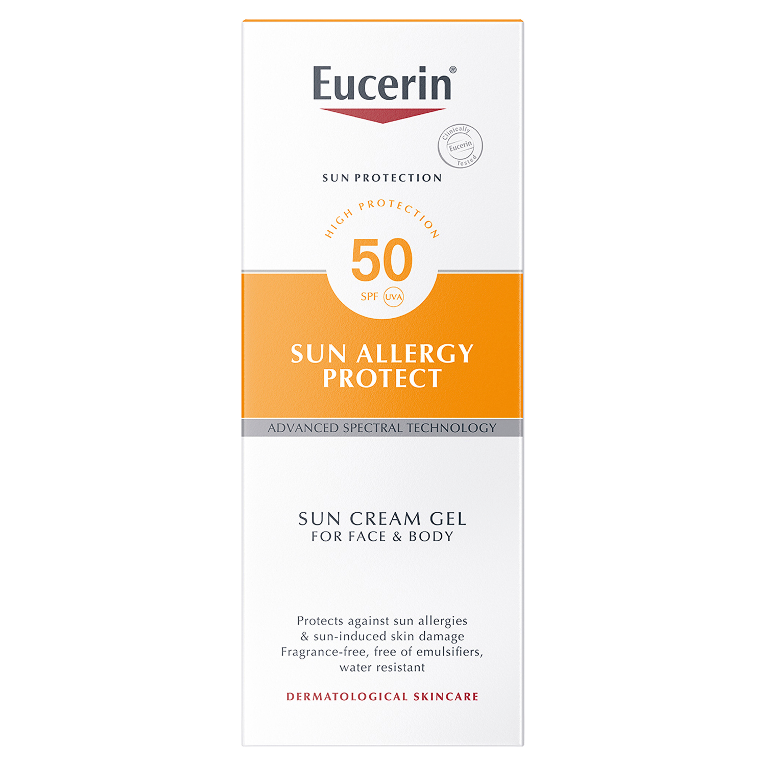 Eucerin Sun Allergy Protection Sun Cream for Face & Body SPF 50+, 150ml