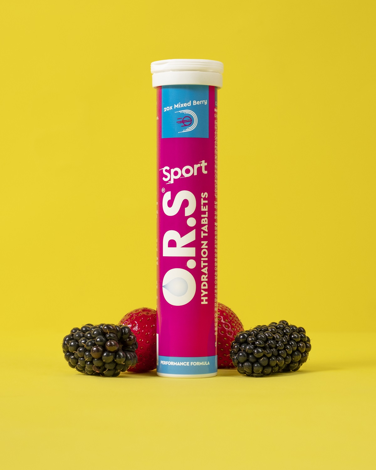 O.R.S Sport Electrolyte Tablets  (20 Soluble Tablets) - MIXED BERRY