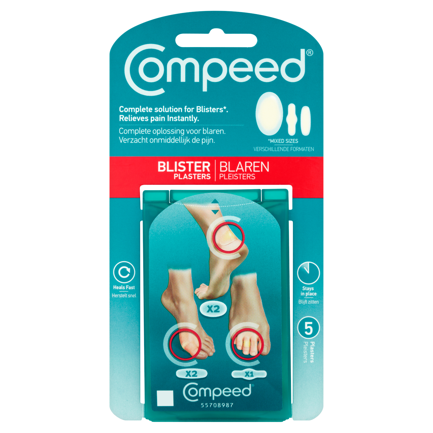 Compeed Blister Plasters Mixed Size Pack
