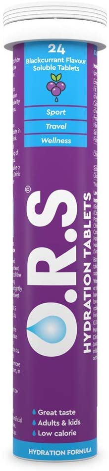 O.R.S Hydration Tablets (24 Soluble Tablets) - BLACKCURRANT