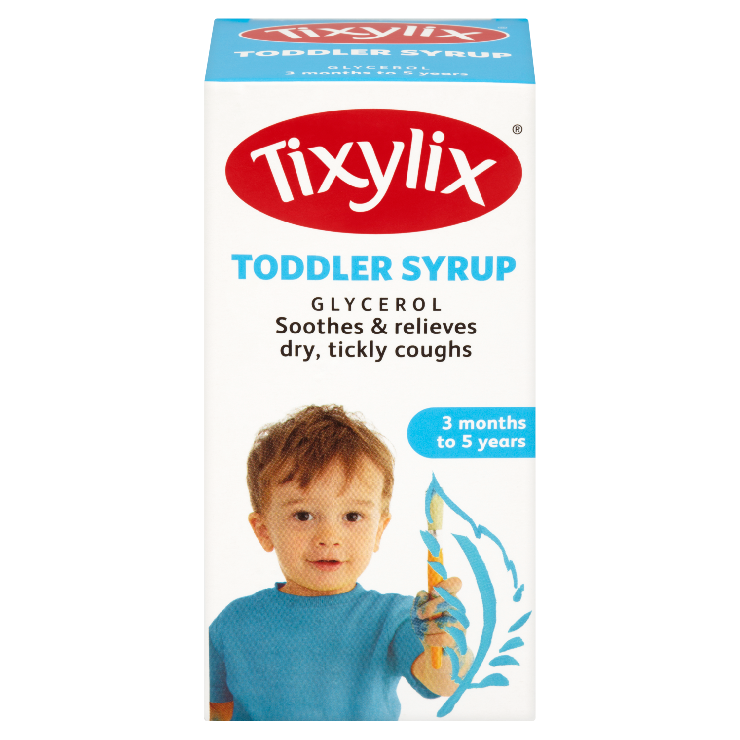 Tixylix Glycerol Toddler Syrup 3 Months to 5 Years 100ml