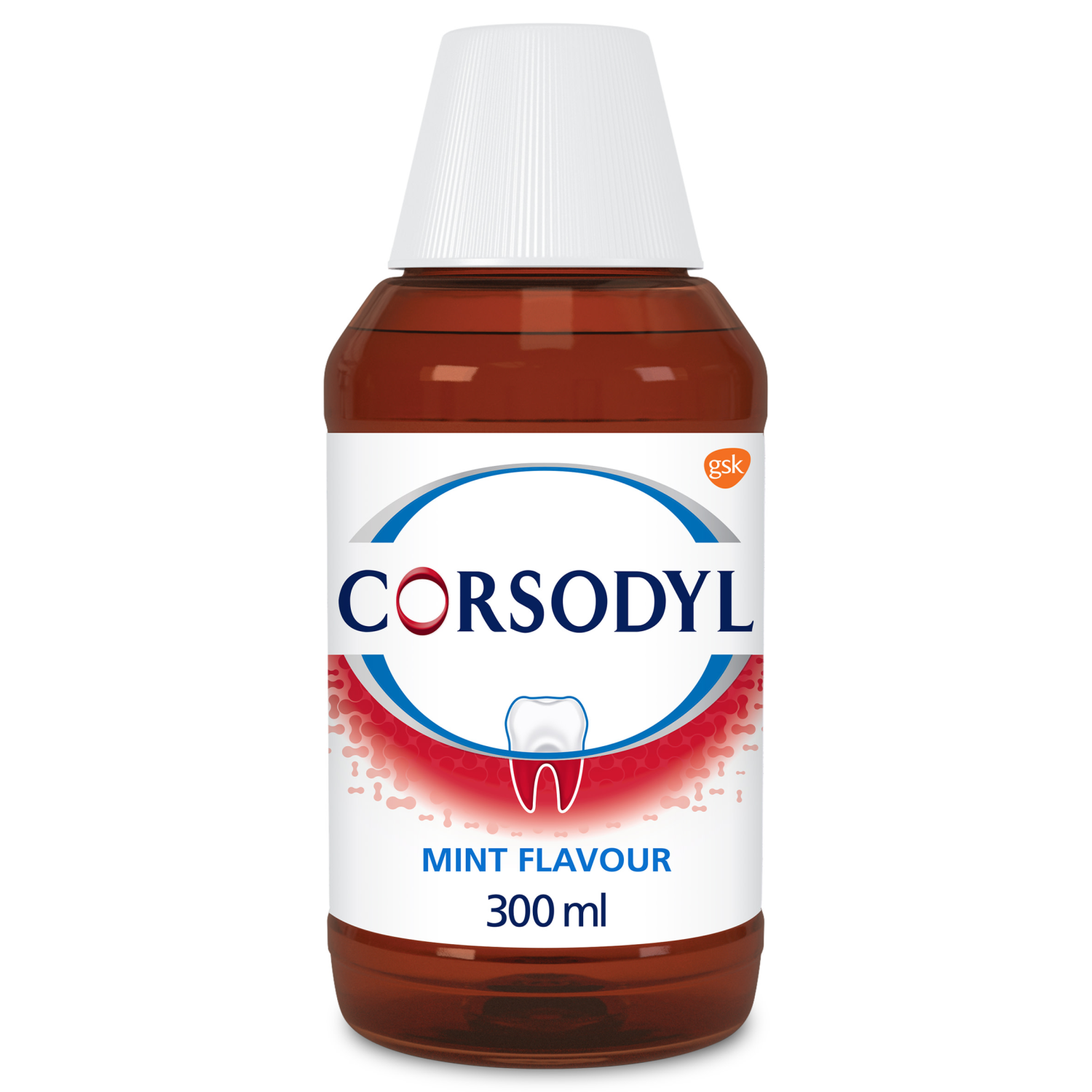 Corsodyl Mint Mouthwash Chlorhexidine 0.2% 300ml
