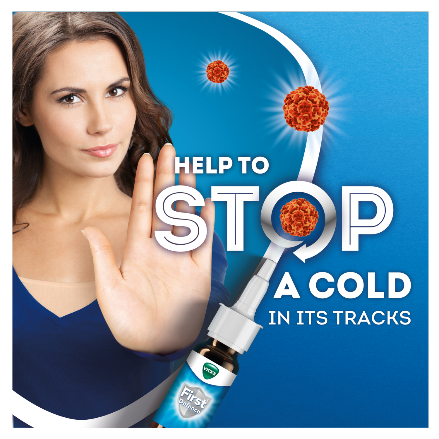 Vicks First Defence Cold Virus Blocker Nasal Spray Bottle 15ml