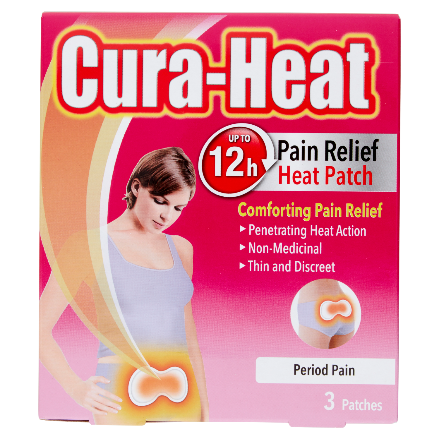 Cura-Heat Period Pain (3 Patches)