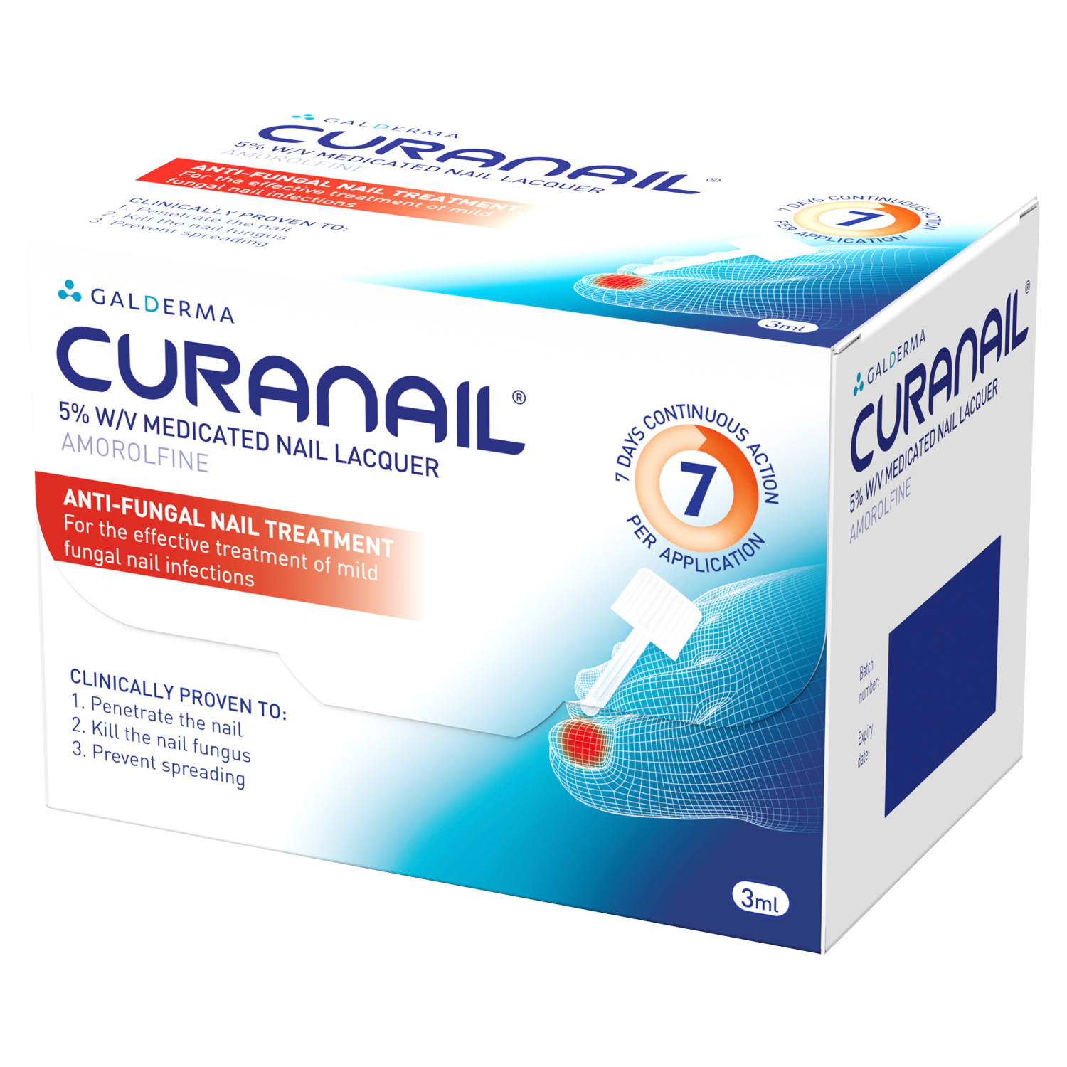 Curanail 5% Fungal Nail Treatment 3ml