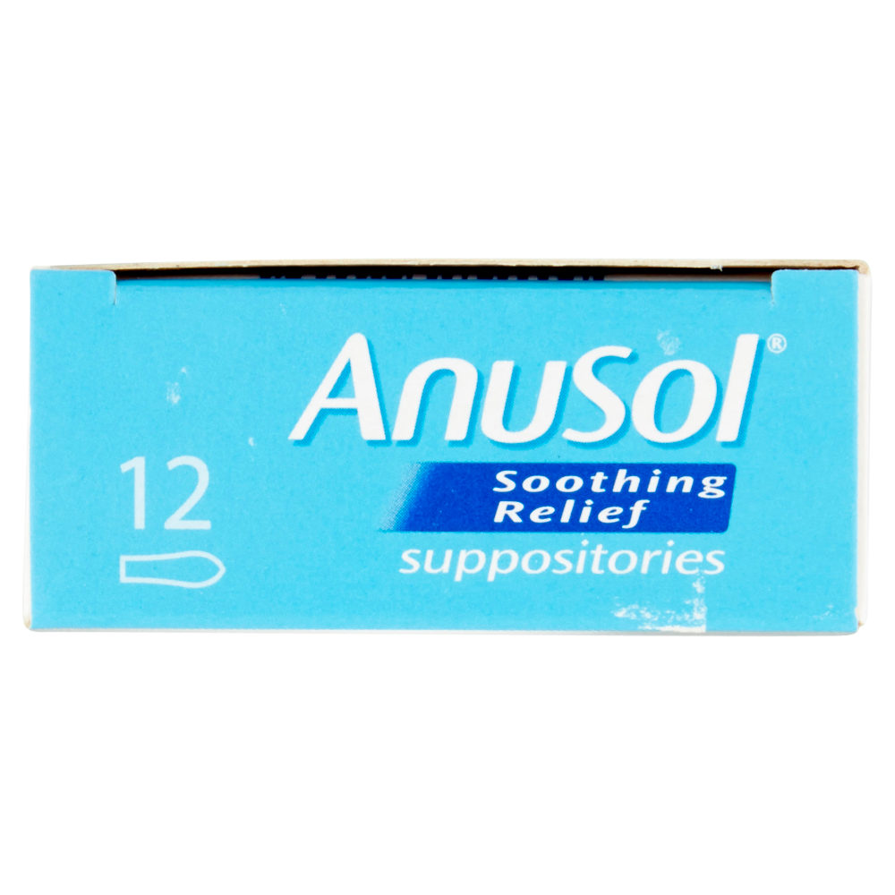 Anusol Soothing Relief Suppositories 12 pack.
