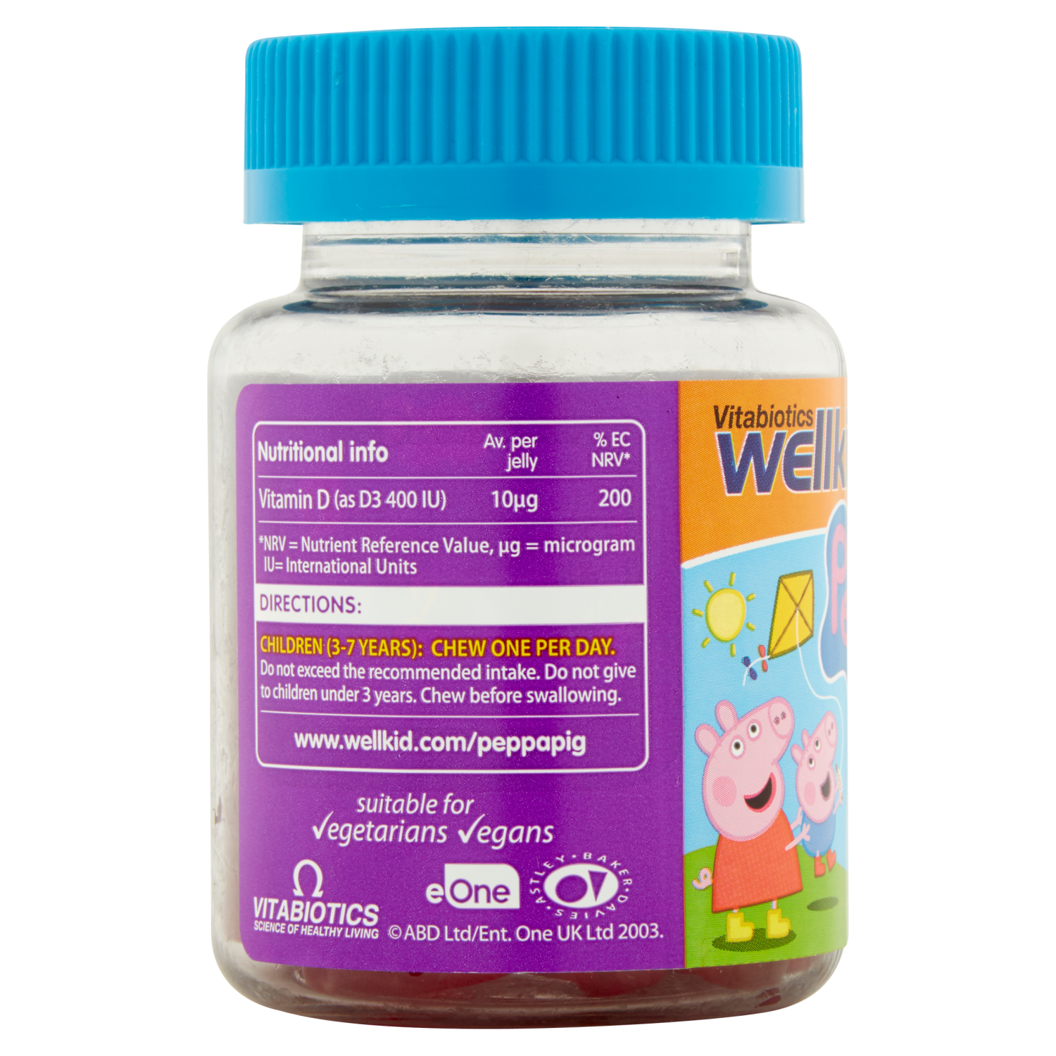 Vitabiotics Wellkid Peppa Pig Vitamin D 30 Jellies