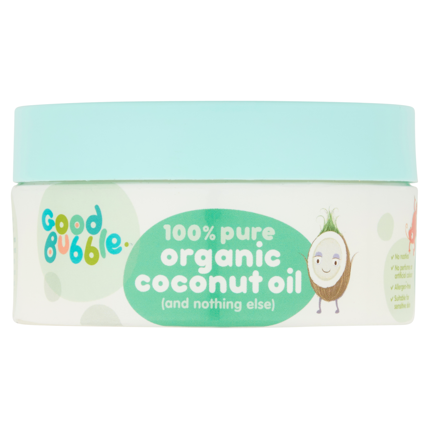 Good Bubble 100% Pure Organic Coconut Oil 185g