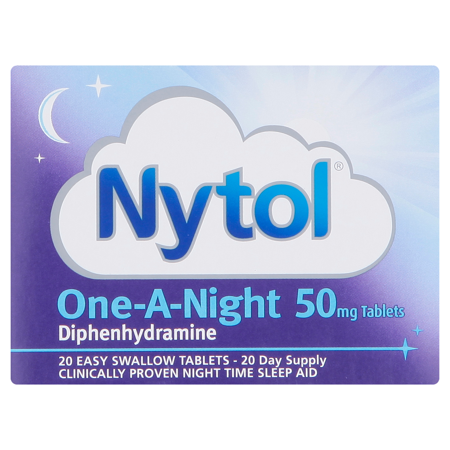 Nytol One-A-Night 50mg Tablets (20 Tablets)