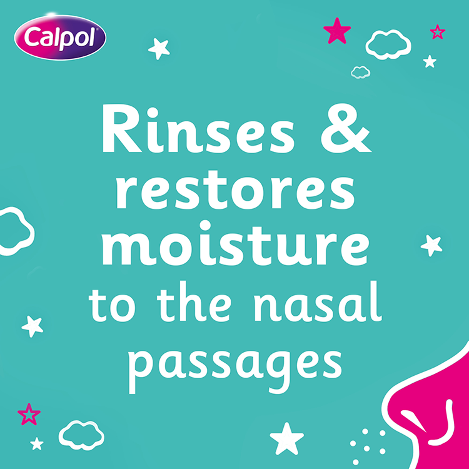 Calpol Soothe & Care Saline Nasal Drops