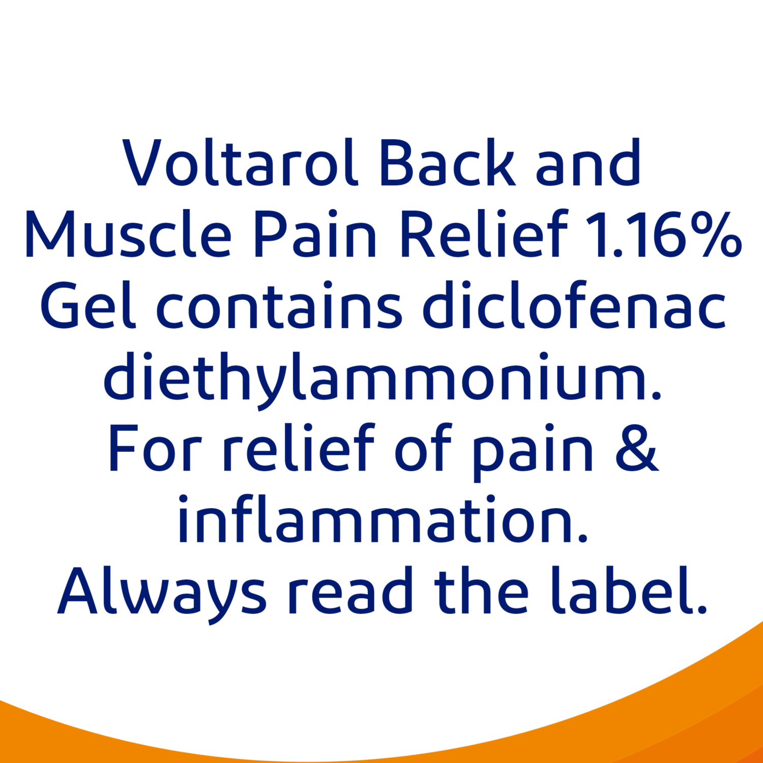 Voltarol Back and Muscle Pain Relief 1.16% Gel 30g
