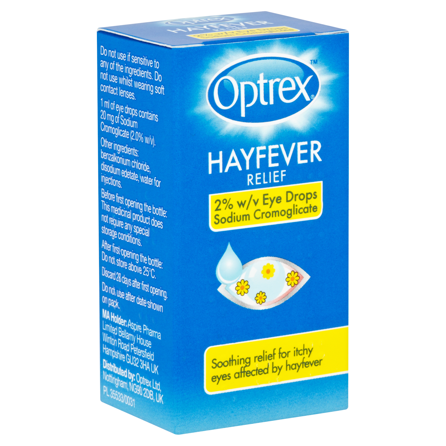 Optrex Hayfever Relief Eye Drops 10ml